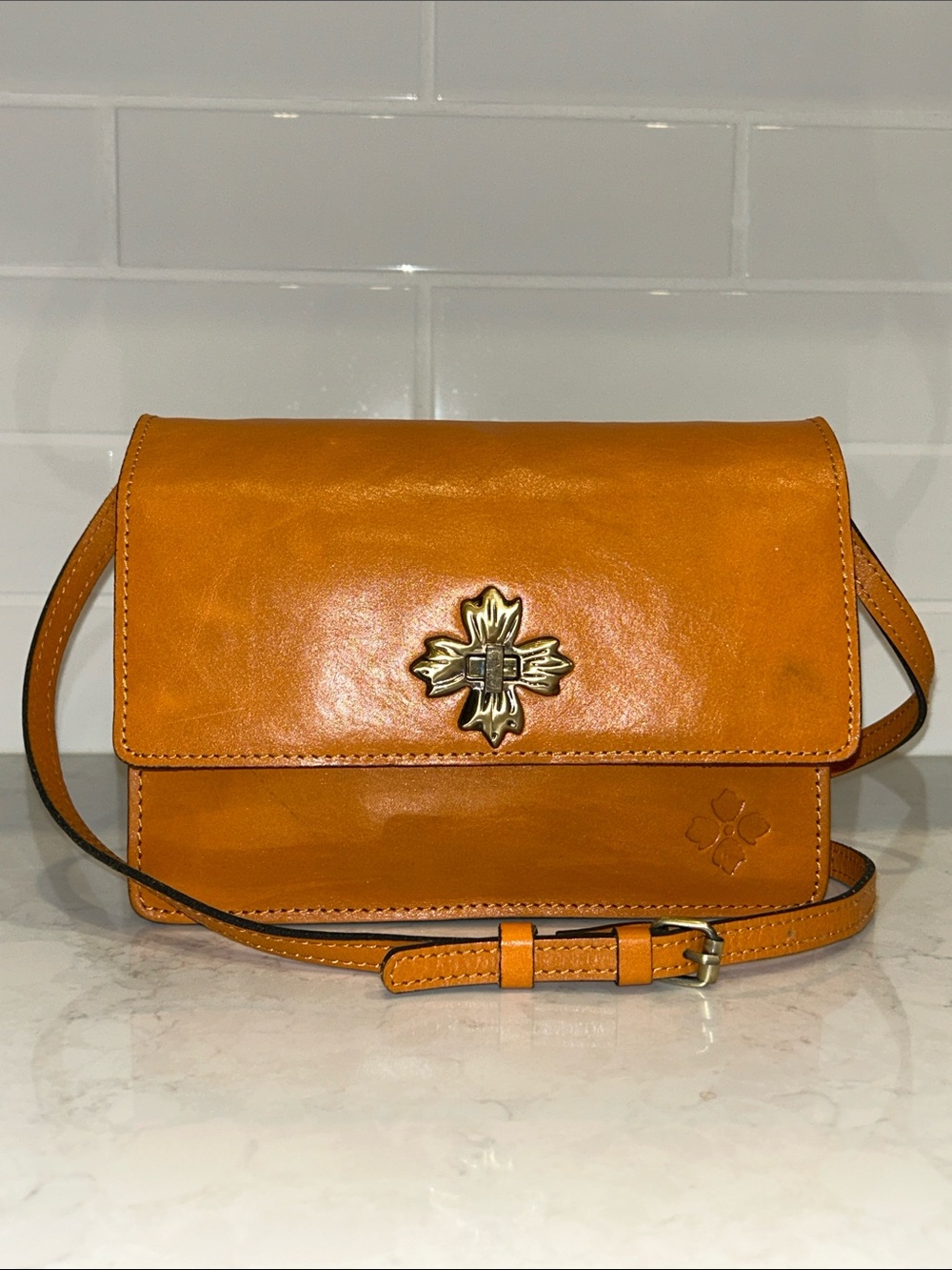 Patricia Nash Consilina leather Crossbody bag